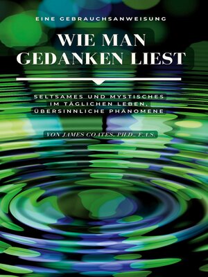 cover image of Wie man Gedanken liest--eine Gebrauchsanweisung